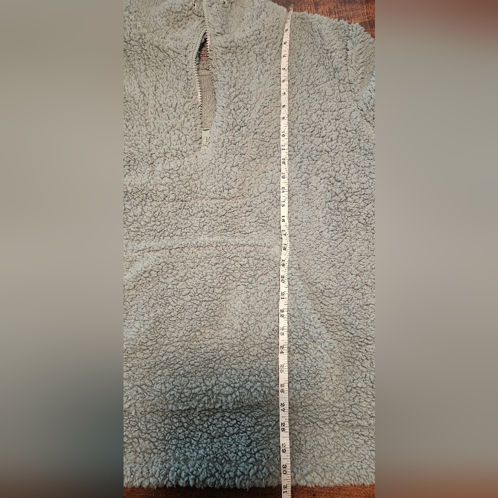 Cabin Fever By Ramatex Women's XL Sage Green Sherpa Pullover Hoodie Outdoor Cozy - Picture 14 of 14